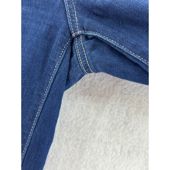 PAIGE Size 27 Jeans Skyline Boot Stretch Mid Rise Dark Wash Blue - Picture 6 of 8